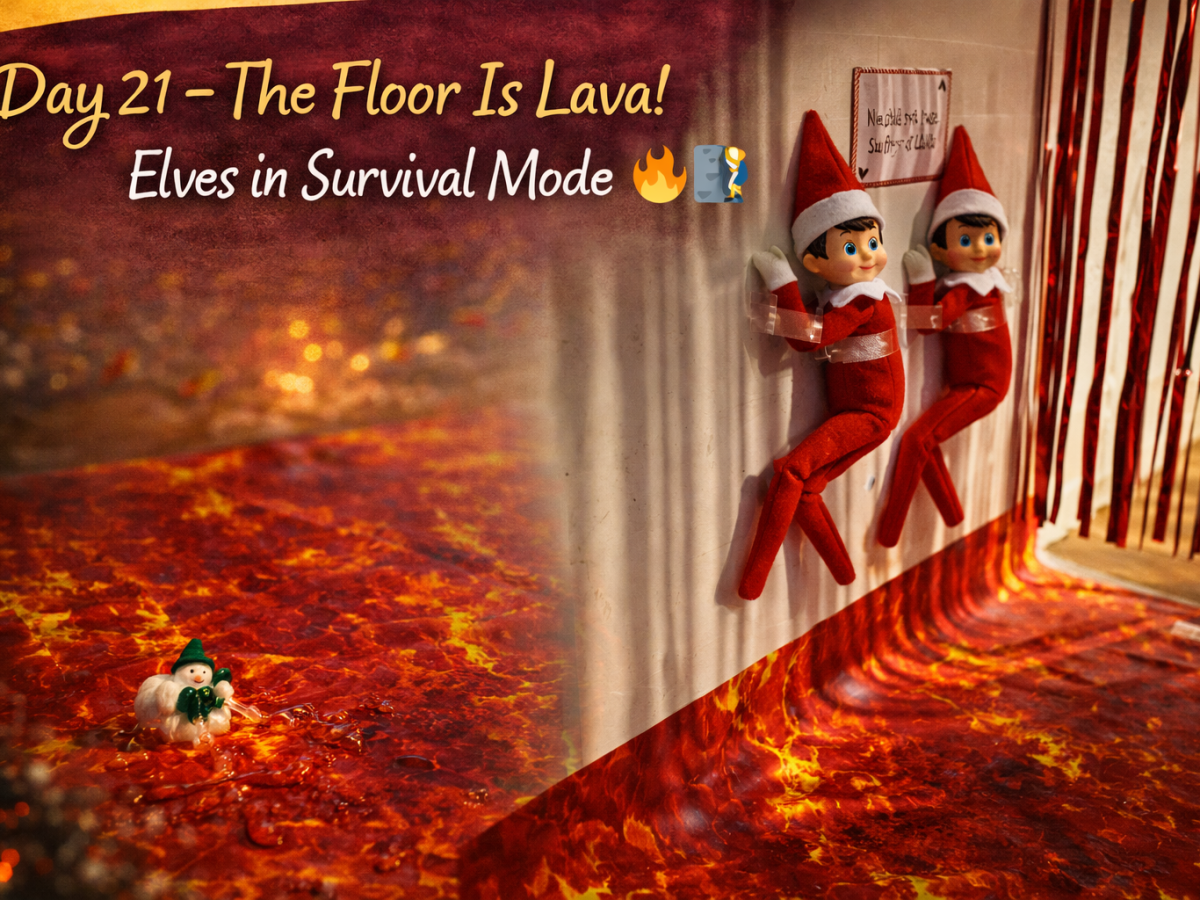 🔥🧗 Day 21 – The Floor Is Lava! Elves in Survival&nbsp;Mode